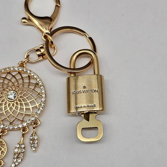 Authentic Louis Vuitton Lock & Key with unbranded Bagcharm, Keycharm, Keychain - Picture 5 of 6
